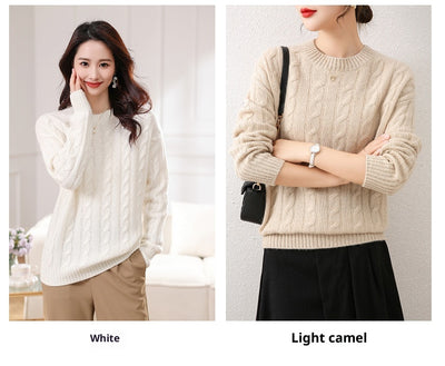 Suéter de Cachemira Holgado Oversized - Tejido Premium - Image 10