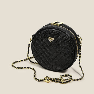Bolso Redondo Pequeño con Cadena Elegante - Image 6