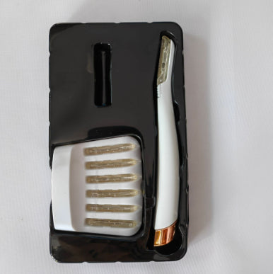 Depiladora Facial LED con Exfoliante - Afeitadora Eléctrica Indolora para Cejas y Vello Facial - Image 7