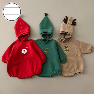Enterizo Acolchado de Terciopelo para Bebés y Niños Pequeños - Image 8