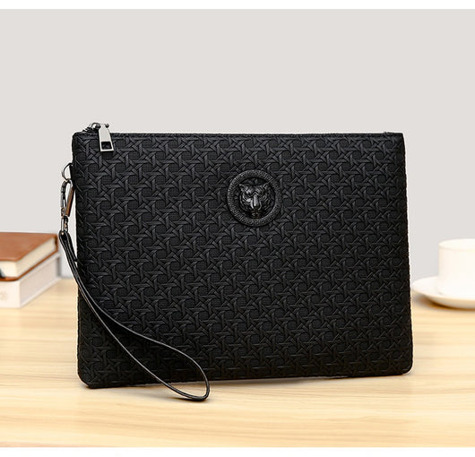 Clutch Personalizado de Textura Tejida con Diseño Minimalista y Gran Capacidad - Image 21