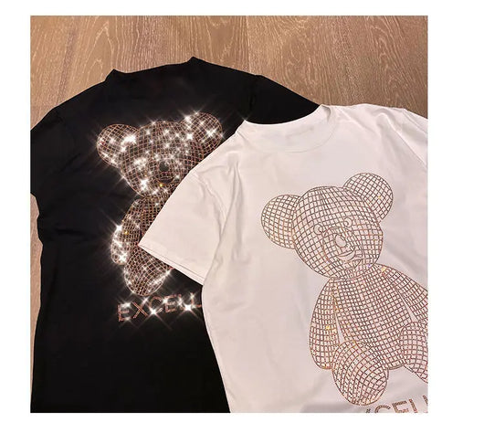 Playera Diamante Brillante Dorada Mediana para Mujer - Image 19