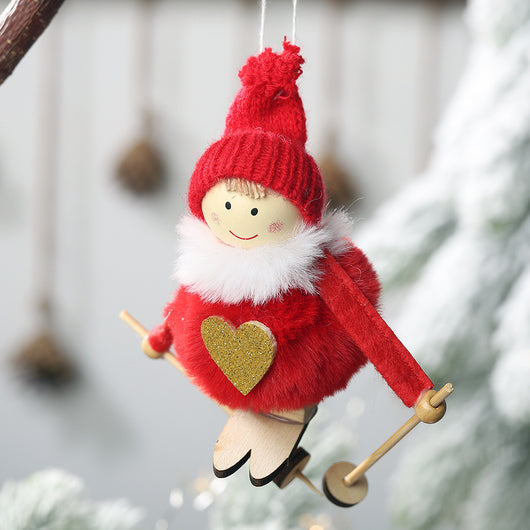 Adorno Navideño de Peluche - Bola Decorativa para Árbol de Navidad - Image 4