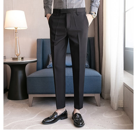 Pantalones de Vestir Clásicos Británicos para Hombre - Image 14