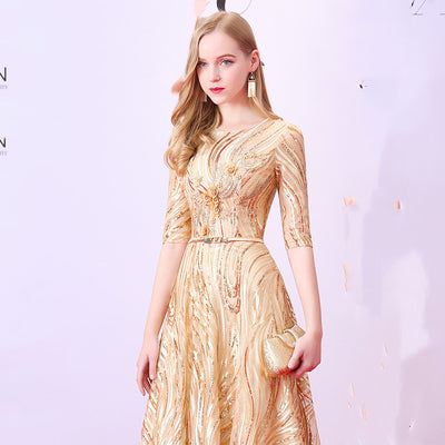 Vestido Elegante para Anfitriona de Cena de Gala - Image 4