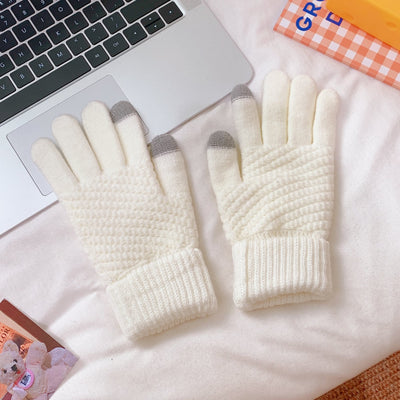 Guantes Escolares Japoneses de Dedo Completo con Diseño de Corazón - Image 13