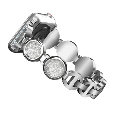 Correa de Reloj Aleación con Diamantes y Efecto Arenas Movedizas - Image 3