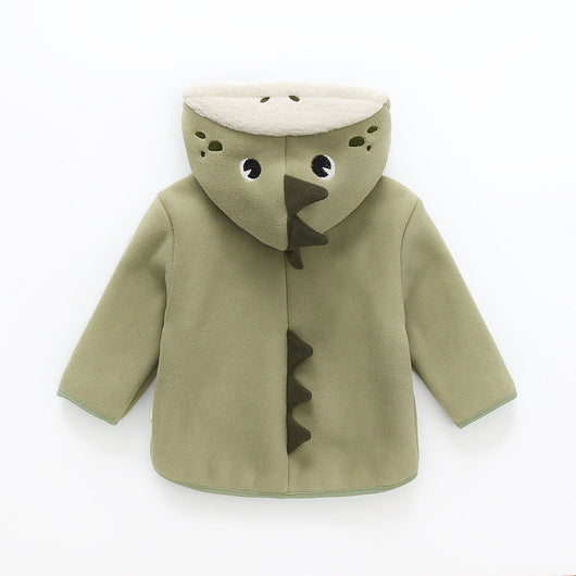Chaqueta Infantil Cálida con Capucha y Diseño Divertido - Image 5