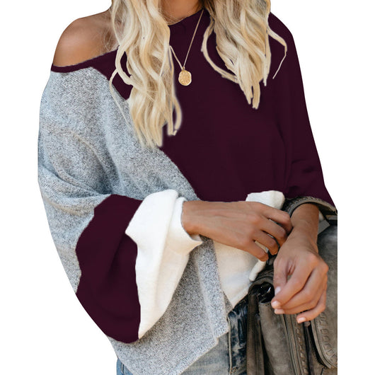 Blusa Suelta con Costuras Contrastantes - Image 11