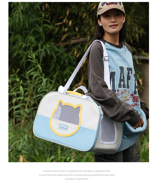 Mochila Transportadora Plegable para Gatos - Gran Capacidad y Respirable - Image 19