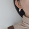 Aretes de Plata Esterlina Oversized Diseño Moderno