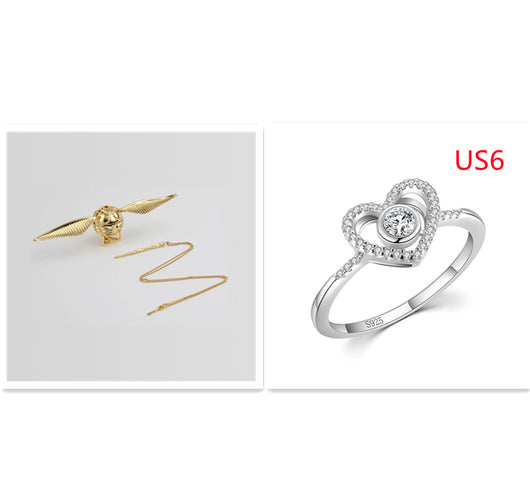 Caja de Anillo Propuesta con Alas Giratorias - Joyero Romántico - Image 11