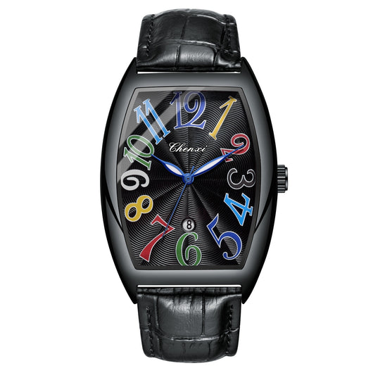 Reloj Digital con Calendario y Correa de Cuero para Hombre - Image 5