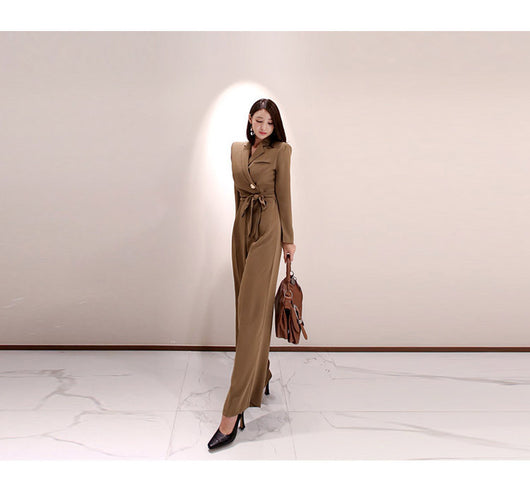 Jumpsuit Elegante de Manga Larga para Mujer - Diseño Ajustado y Sofisticado - Image 10