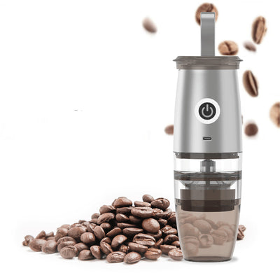 Cafetera Portátil con Molinillo Integrado USB Recargable
