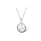 Shell Couple Necklace Sterling Silver Plated Lifetime Clavicle Chain Whale Woman