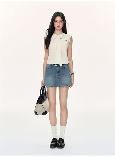 Chaleco Tejido Ice Silk sin Mangas - Blusa Suelta y Fresca - Image 19