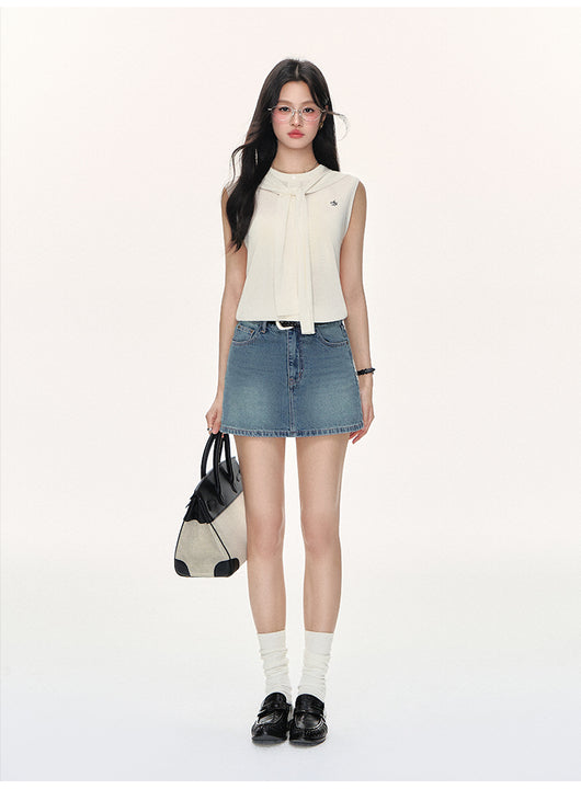 Chaleco Tejido Ice Silk sin Mangas - Blusa Suelta y Fresca - Image 19