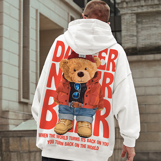 Sudadera Hip-hop Oversized con Capucha para Hombre - Invierno Cálido y Moderno - Image 4