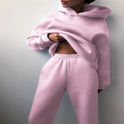 Conjunto Deportivo Mujer con Capucha - Sudadera y Pantalón Cómodo - Image 9