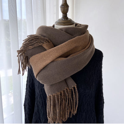 Bufanda de Cachemira para Mujer - Combinación de Colores Otoño Invierno - Image 55