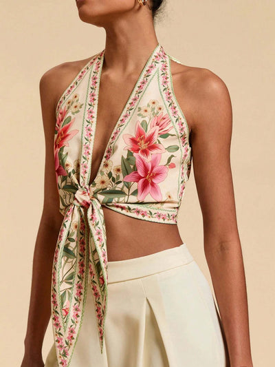 Blusa Estampada sin Espalda para Mujer - Diseño Casual y Moderno - Image 8