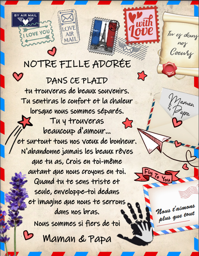 Manta Franela Cartas Ilustradas - Confort Envolvente - Image 10