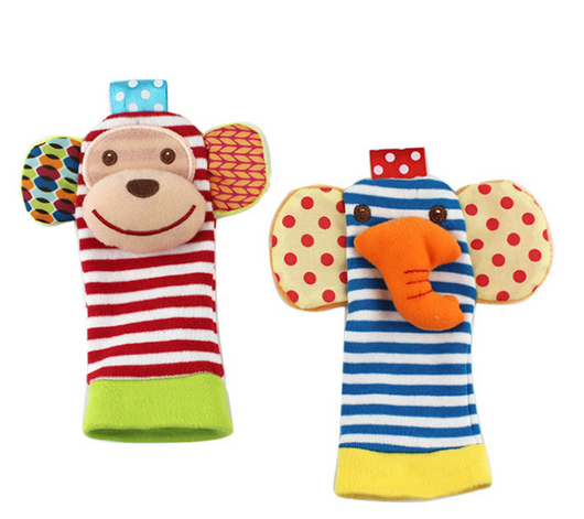 Sonajero Suave de Animales para Bebé 0-12 Meses con Correa para Muñeca y Pie - Image 10