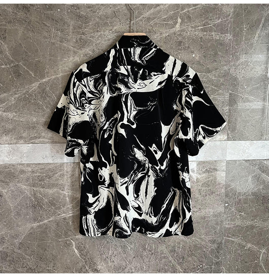 Playera Juvenil Estampado Abstracto - Diseño Onda Fresco - Image 9