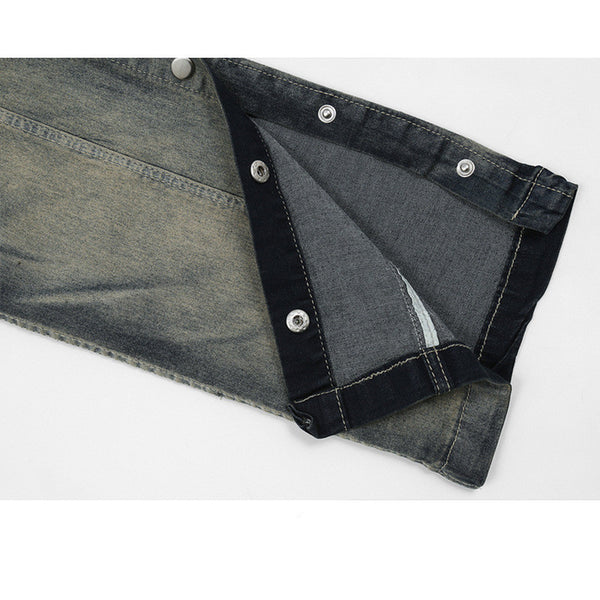 Jeans Holgados Desgastados con Efecto Vintage