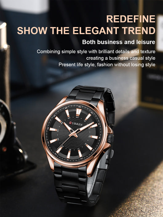 Reloj de Acero Inoxidable para Hombre Resistente al Agua - Image 8