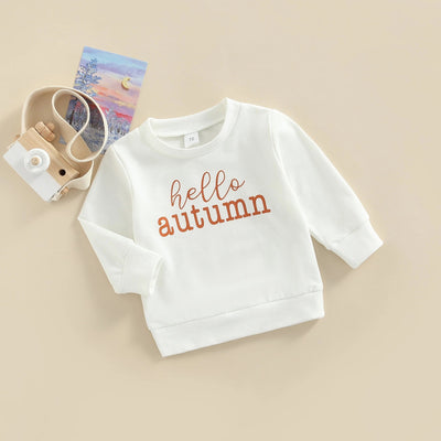 Conjunto Base de Suéter Estampado Alfabeto para Niña - Image 2