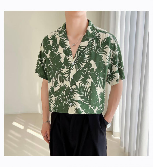 Camisa Cuello Cubano Hombros Sueltos - Image 12