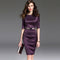 Vestido Ejecutivo Elegante con Bolso Integrado para Mujer
