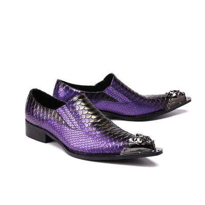 Zapatos de Punta Afilada Estilo Británico Coreano con Detalles Metálicos - Image 11