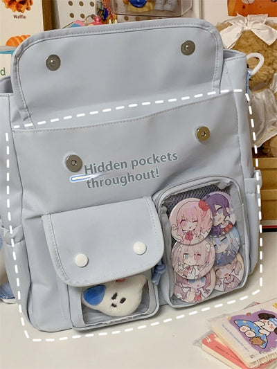Bolsa Tote Escolar Japonesa de Gran Capacidad para Estudiantes - Image 37