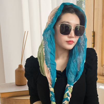 Pañuelo Tejido a Mano con Trenza para Niñas - Accesorio de Moda Delgado - Image 14