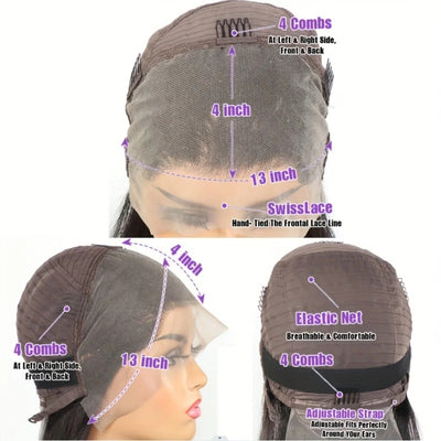 Peluca Recta de Encaje Personalizada para Mujer - Image 6