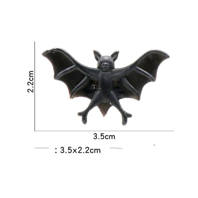 Set de Anillos de Murciélago Vampiro Negro para Halloween