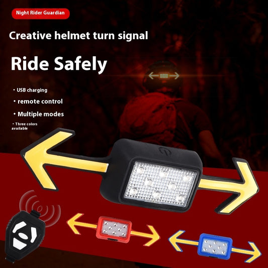 Luz Frontal para Casco de Bicicleta con Giro, Recarga USB e Impermeabilidad