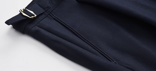Pantalones Business Casual de Talle Alto Texturizados para Hombre - Image 8