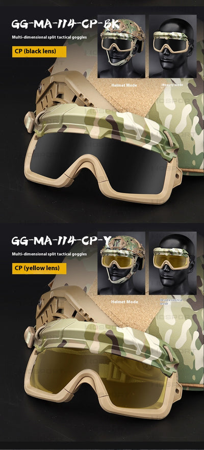 Gafas Tácticas Multifuncionales para Exterior - Dos Modos de Uso - Image 23