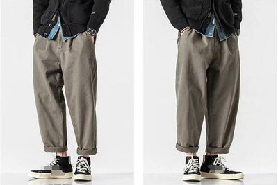 Overoles Retro Talla Grande para Hombre - Estilo Suelto y Versátil - Image 12