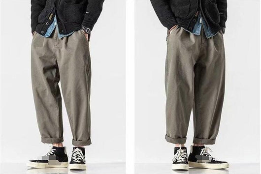 Overoles Retro Talla Grande para Hombre - Estilo Suelto y Versátil - Image 12