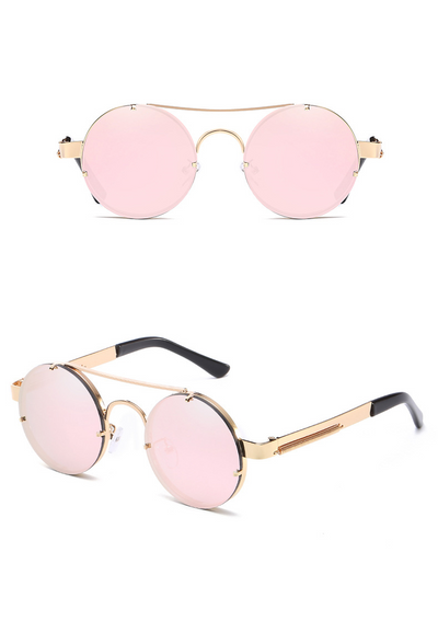 Gafas de Sol Retro Punk con Lentes de Película Color - Image 12