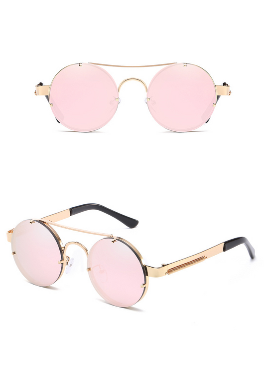 Gafas de Sol Retro Punk con Lentes de Película Color - Image 12