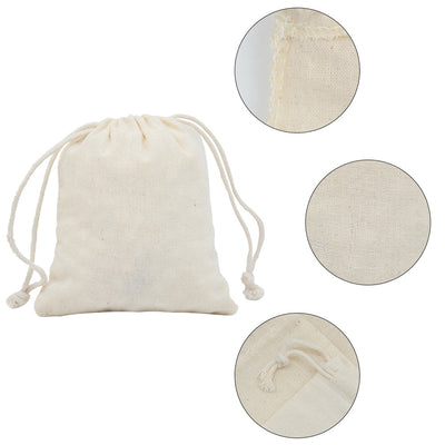 Bolsas de Algodón Puro con Cordón Bundle - Bolsas de Almacenamiento Sostenibles - Image 8