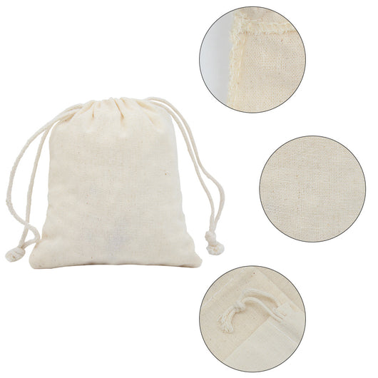 Bolsas de Algodón Puro con Cordón Bundle - Bolsas de Almacenamiento Sostenibles - Image 8