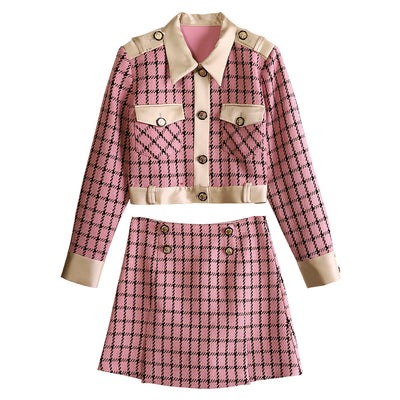 Falda Plisada Cuadrille Slim Fit - Traje Ejecutivo Femenino - Image 15