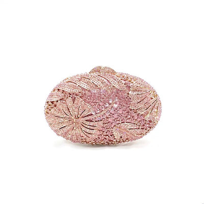 Conjunto Bolso de Noche Elegante con Diamantes y Temperamento de Celebridad - Image 17